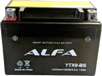 Мотоаккумулятор ALFA battery YTX9-BS / EB9-4 - 