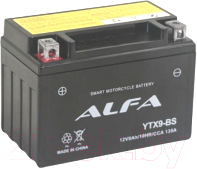 Мотоаккумулятор ALFA battery YTX9-BS / EB9-4