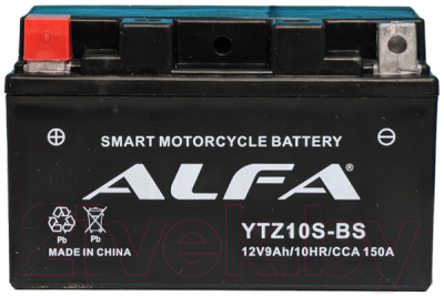 Мотоаккумулятор ALFA battery YTZ10S-BS / EBZ10-4-2