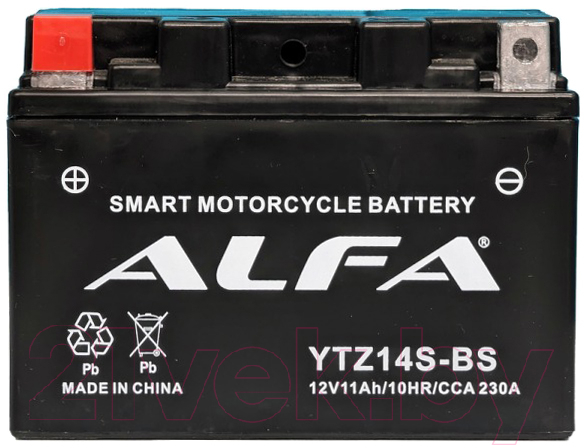 Мотоаккумулятор ALFA battery YTZ14S-BS / EBZ14-4-2