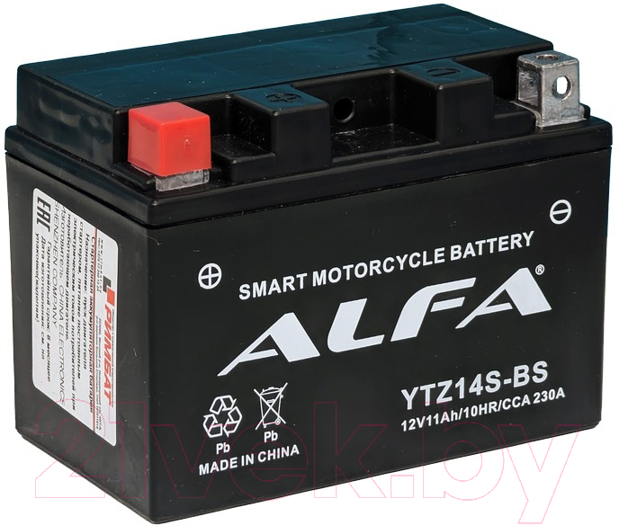 Мотоаккумулятор ALFA battery EBZ14-4-2