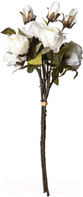 Искусственный букет Lefard Розы / 535-374 (белый)