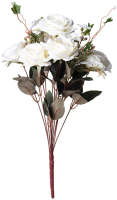 Искусственный букет Lefard Розы / 535-389 (белый) - 