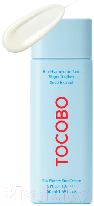 Крем солнцезащитный Tocobo Bio Watery Sun Cream SPF50+ PA++++ (50мл) — фото 2