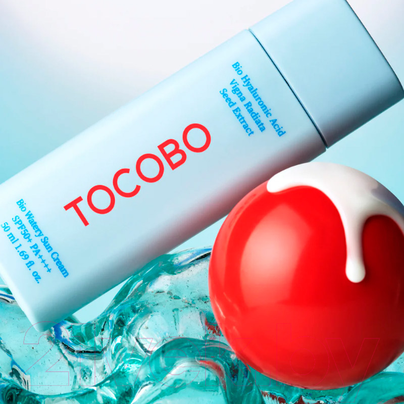 Крем солнцезащитный Tocobo Bio Watery Sun Cream SPF50+ PA++++ (50мл) — фото 5