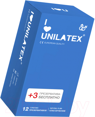 Презервативы Unilatex Natural Plain №15