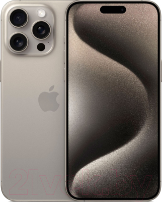 Смартфон Apple iPhone 15 Pro Max 256GB Dual Sim / A3108 (природный титан)