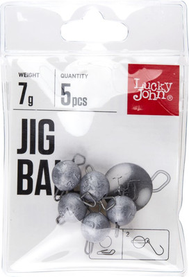 Набор грузил рыболовных Lucky John Pro Series Jig Ball / LJJB-007 -
