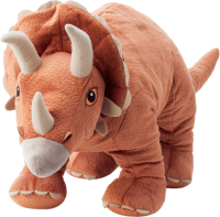 Мягкая игрушка Swed house Palsleksaker Динозавр MR3-616 (коричневый) - 