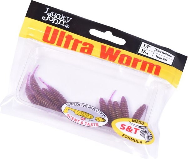 Мягкая приманка Lucky John Pro Series Ultraworm / 140197-S13 (20шт)