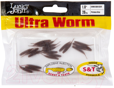Мягкая приманка Lucky John Pro Series Ultraworm / 140197-S19 (20шт)