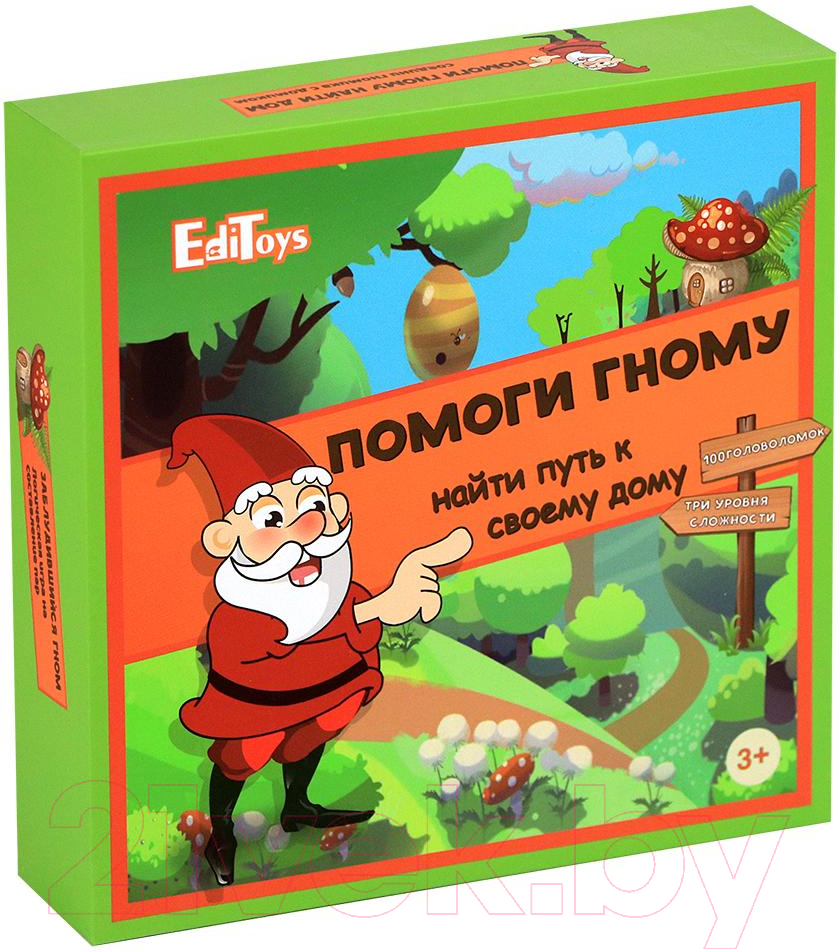 Настольная игра EdiToys Помоги гному найти дорогу / DT1202