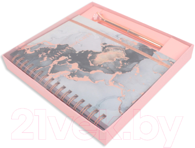 Изображение товара Набор канцелярский подарочный Darvish Блокнот и ручка / DV-14833D