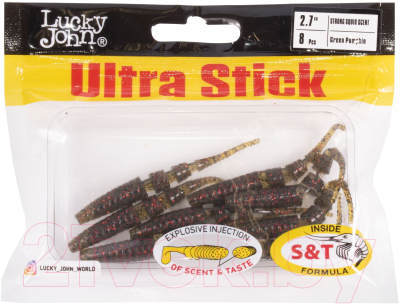 Мягкая приманка Lucky John Pro Series Ultra Stick 2.7in / 140206-PA03 (8шт)