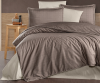 Комплект постельного белья DO&CO Delux Premium Ruth / 12041 (коричневый) - 