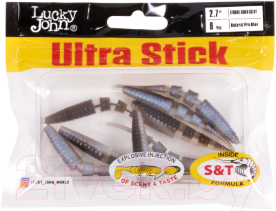 Мягкая приманка Lucky John Pro Series Ultra Stick 2.7in / 140206-T46 (8шт)