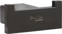 Крючок для ванной Maxonor Pure Life PL2005-2 (графит матовый) - 