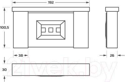 Мыльница Maxonor Pure Life PL1802-1 (золото матовое)