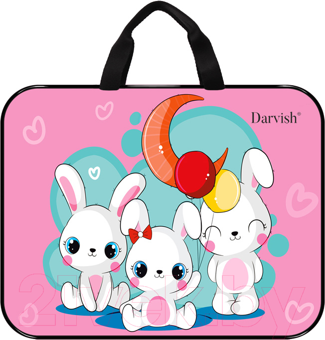 Папка-портфель Darvish Зайки / DV-14013-5