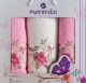 Набор полотенец Merzuka Dreams Flower / 10677 (3шт, в коробке, розовый) - 