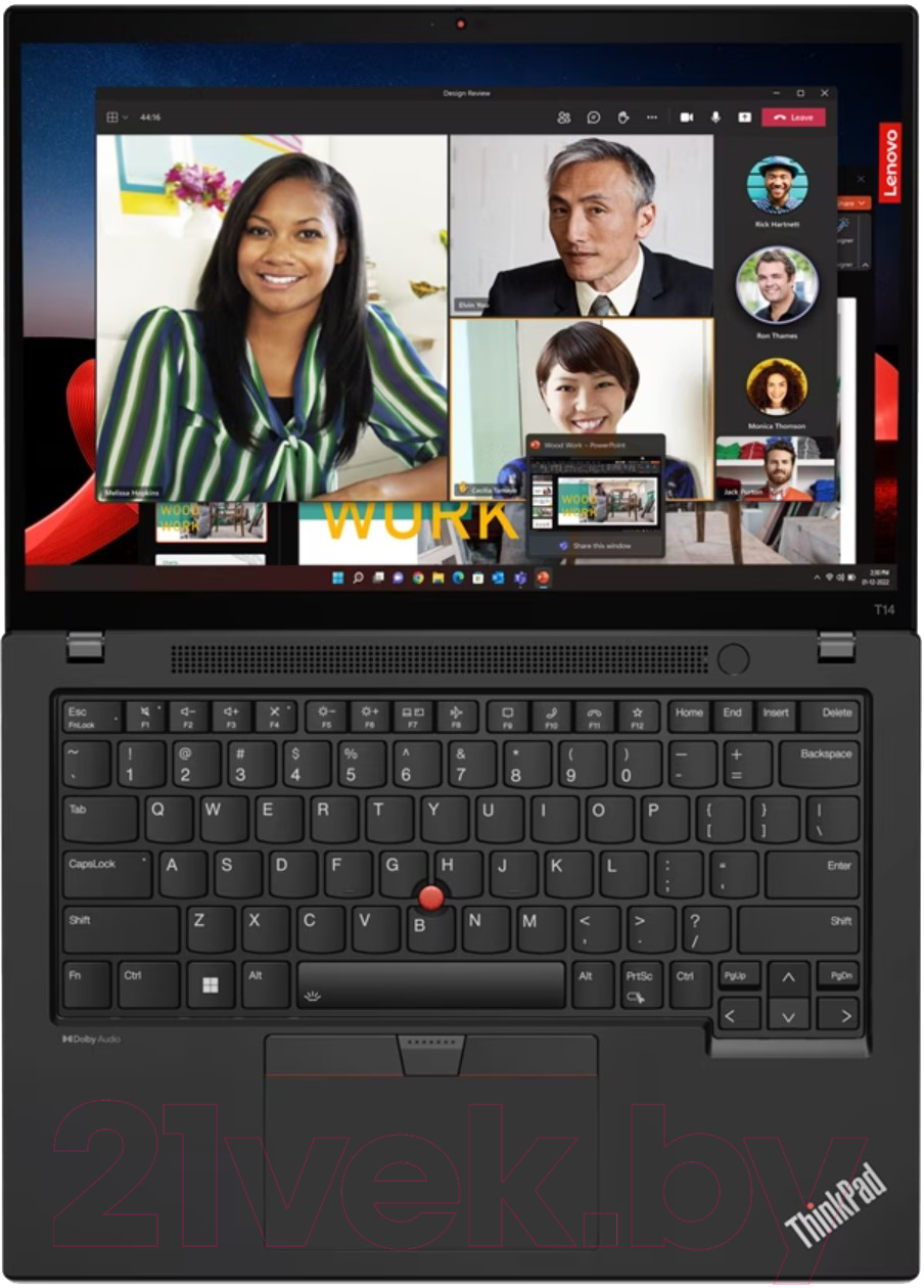 Ноутбук Lenovo ThinkPad T14 Gen 4 (21HD0043RT)