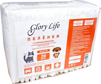 Одноразовая пеленка для животных Glory Life САПБПЭ606020 (20шт) - 