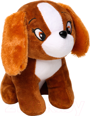 Мягкая игрушка Sima-Land Собака / 9954588 (темно-коричневый)