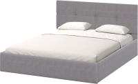 Двуспальная кровать Mio Tesoro Империал 160x200 (№4/велюр серый) - 