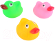 Миниатюра изображения товара Набор игрушек для ванной Darvish Уточки-пищалки / SR-T-2918