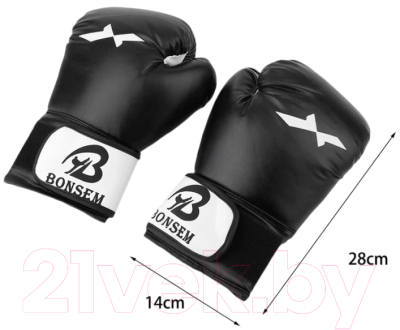 Боксерские перчатки Sundays OG3750B (черный)