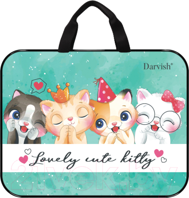 Папка-портфель Darvish Веселые котята / DV-14013-10