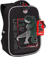 Школьный рюкзак Grizzly RAw-497-10 (черный/красный) - 