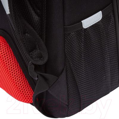 Школьный рюкзак Grizzly RAw-497-10 (черный/красный)