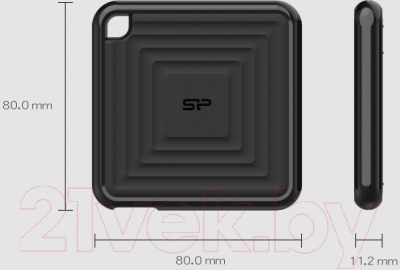 Внешний жесткий диск Silicon Power PC60 512GB (SP512GBPSDPC60CK)