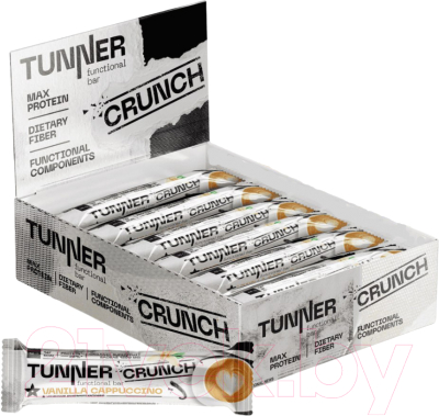 Набор протеиновых батончиков Tunner Candy Ванильный капучино / TU982362 (5x40г)