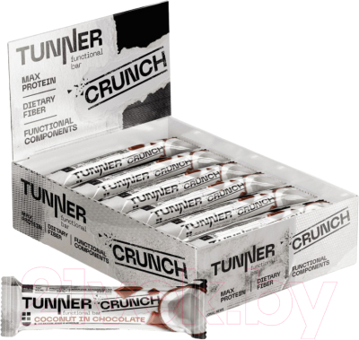 Набор протеиновых батончиков Tunner Candy Кокос в шоколаде / TU982361 (5x40г)