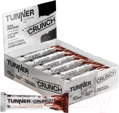 Набор протеиновых батончиков Tunner Candy Шоколадный Брауни / TU982359 (5x40г)