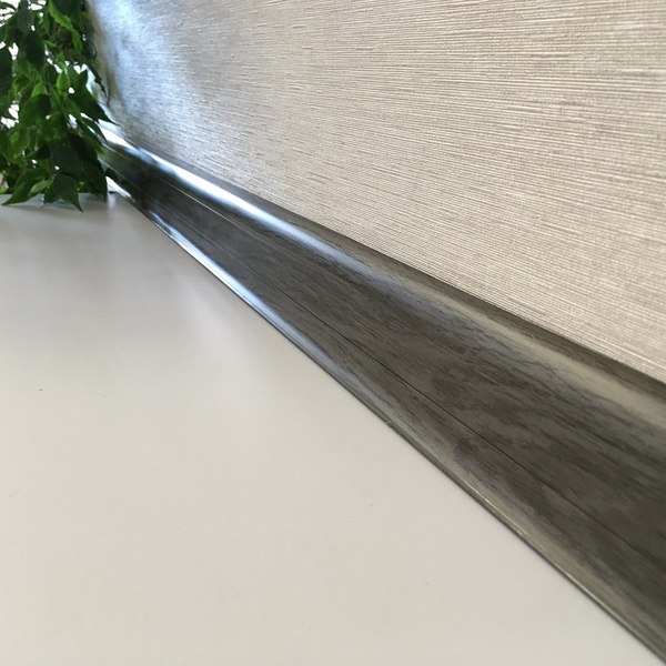 Плинтус LinePlast ПВХ 58мм L039 (2.2м, граб темный)
