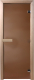 Стеклянная дверь для бани/сауны Doorwood 180х70 (бронза матовая, коробка хвоя) - 