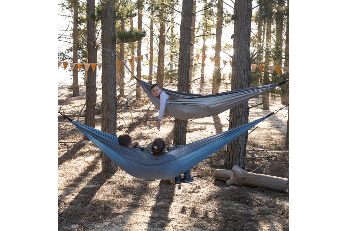 Гамак Naturehike Ultralight NH21DC011 340T / 6927595713594 (синий) — фото 4