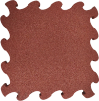 Резиновая плитка Rubtex Puzzle 500x500x20 (красный) - 
