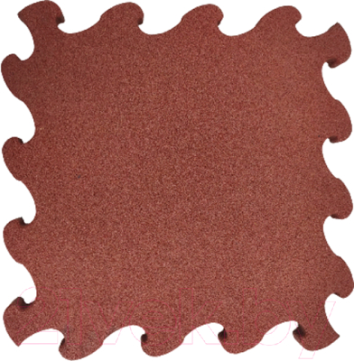 Резиновая плитка Rubtex Puzzle 500x500x20 (красный)