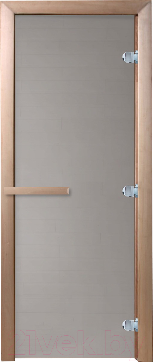 Стеклянная дверь для бани/сауны Doorwood Теплое утро 190х80