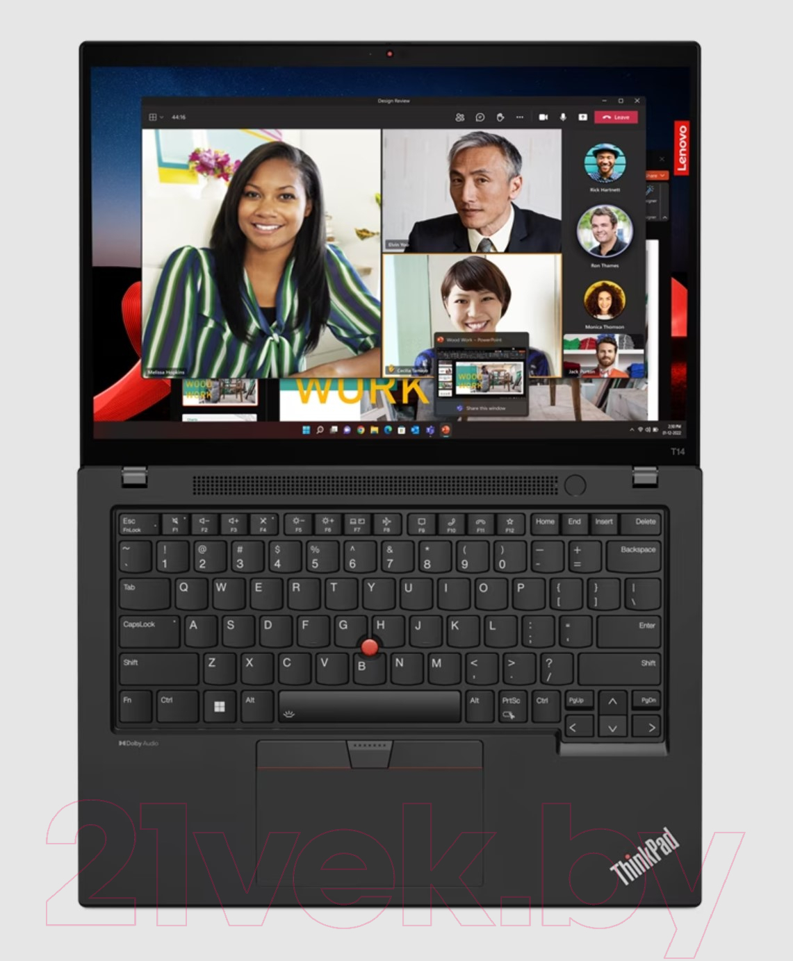 Ноутбук Lenovo ThinkPad T14s Gen 4 (21F6005LRT)