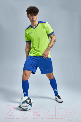 Футбольная форма Kelme Football Suit / 8351ZB1158-918 (2XL, салатовый)