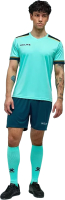 Футбольная форма Kelme Football Suit / 8351ZB1158-328 (3XL, бирюзовый) - 