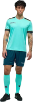 Футбольная форма Kelme Football Suit / 8351ZB1158-328 (4XL, бирюзовый) - 