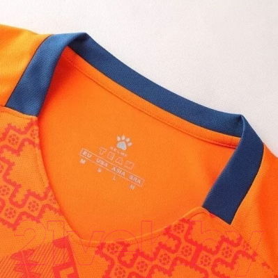 Футбольная форма Kelme Short-Sleeved Football Suit / 8151ZB1006-907 (2XL, оранжевый/синий)