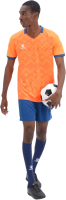 Футбольная форма Kelme Football Suit / 8151ZB1006-907 (3XL, оранжевый/синий) - 