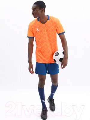 Футбольная форма Kelme Football Suit / 8151ZB1006-907 (3XL, оранжевый/синий)